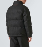 Berluti Herringbone wool puffer jacket