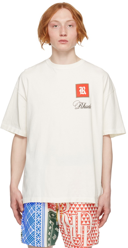 Photo: Rhude Off-White Porceline T-Shirt