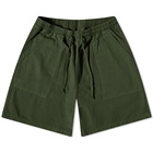 Service Works Men's Classic Canvas Chef Short in Olive