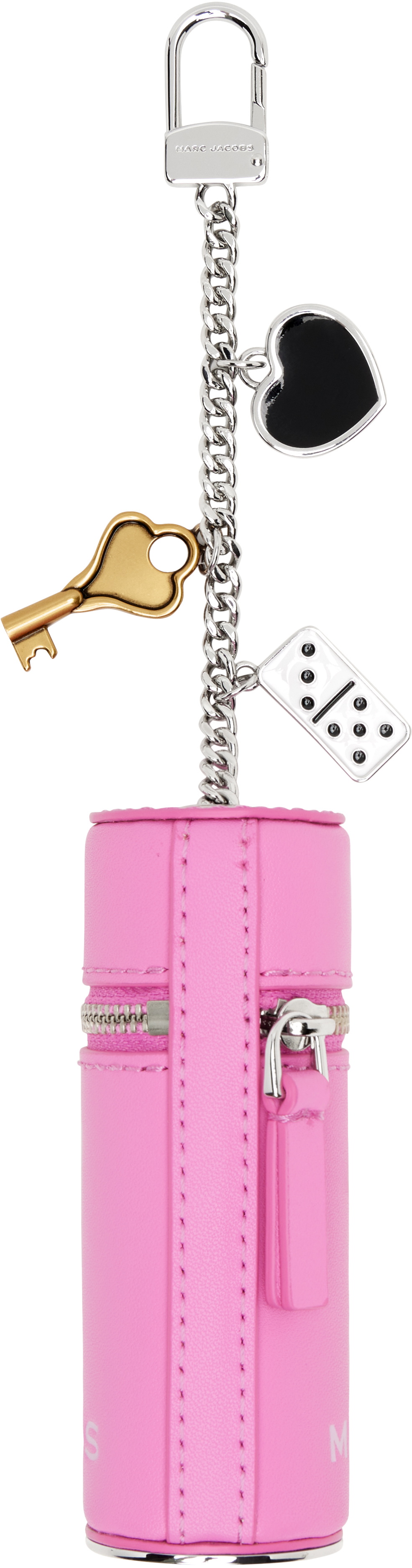 Marc Jacobs Pink 'The Charm Lipstick Case' Keychain
