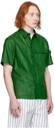 Ferragamo Green Utility Shirt