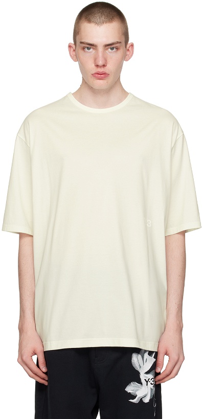 Photo: Y-3 Off-White Boxy T-Shirt