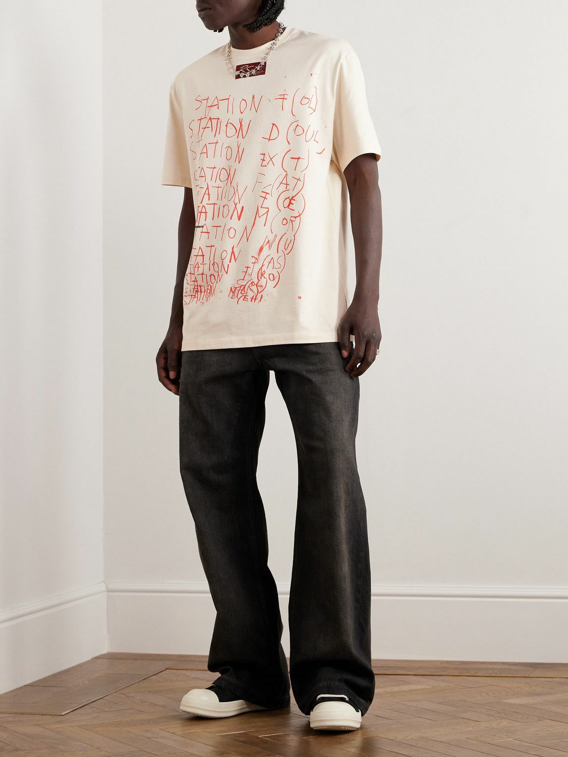 Raf Simons - Philippe Vandenberg Station Printed Cotton
