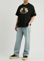 Wooyoungmi Crochet-trimmed Straight-leg Jeans Blue
