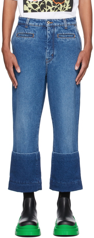 Photo: Loewe Blue Denim Fisherman Jeans