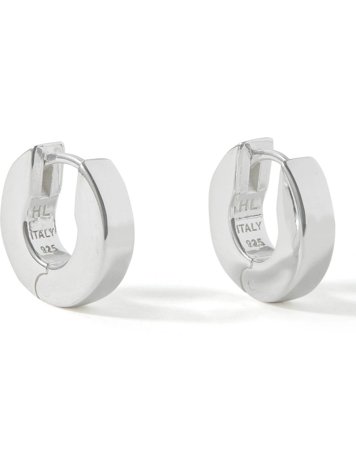 Hatton Labs - Edge Sterling Silver Hoop Earrings Hatton Labs