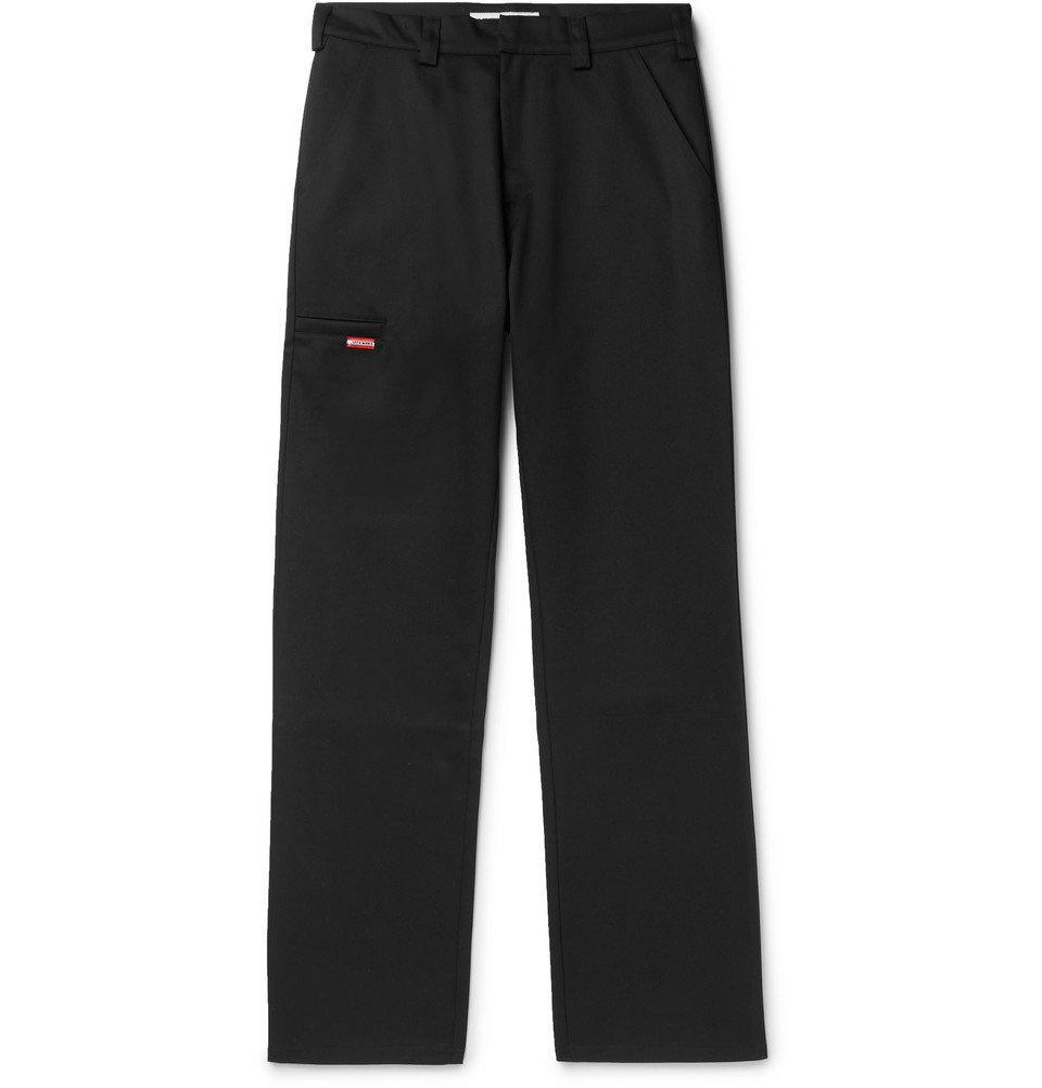 AFFIX - Black Twill Trousers - Black Affix