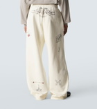 Balenciaga Printed cotton fleece sweatpants