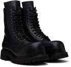 A DICIANNOVEVENTITRE Black Prisma Combat Boots