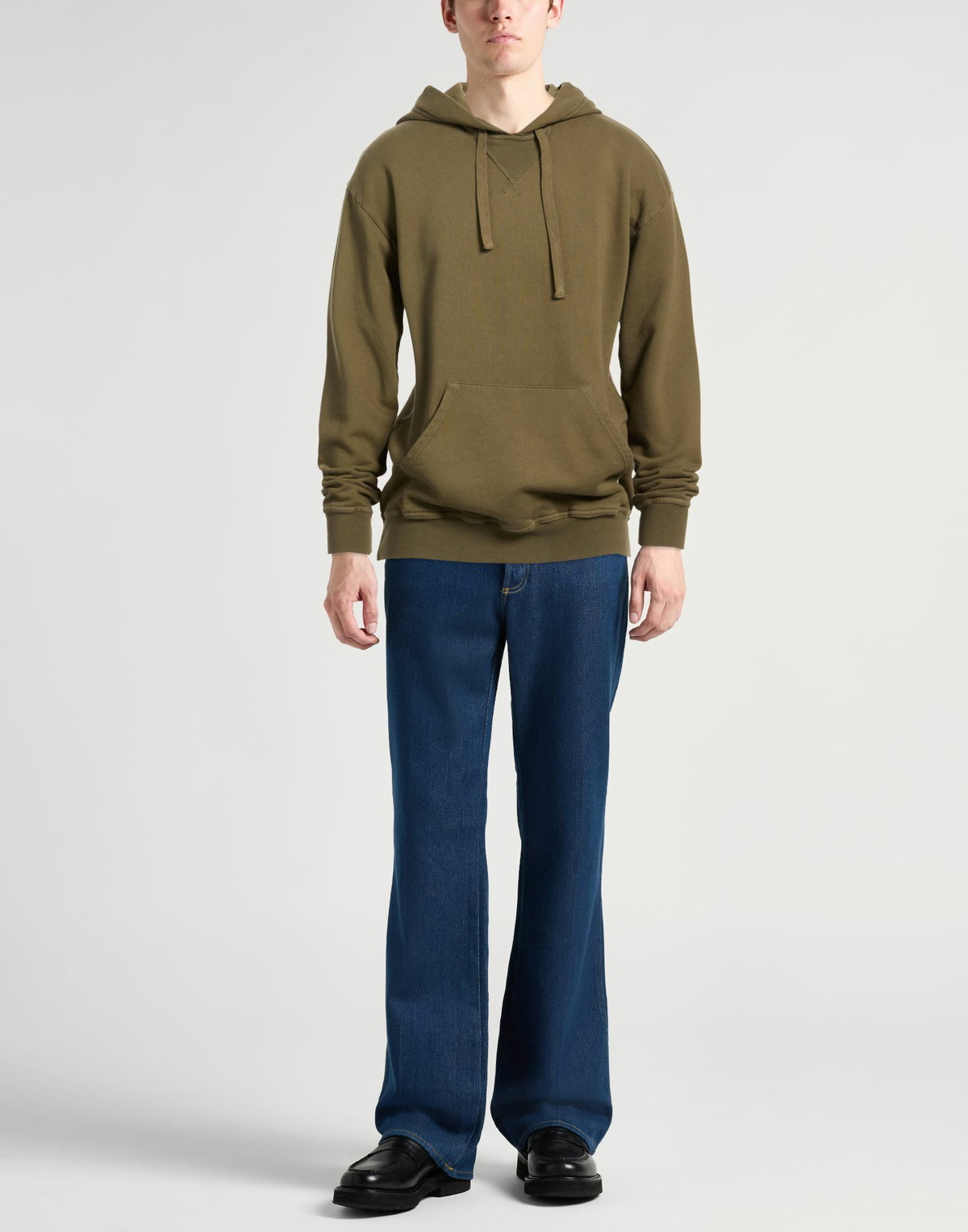 Crossley Mens Sweatshirt Military in Green