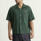 Visvim Men's Copa Silk Short Sleeve Shirt in Green