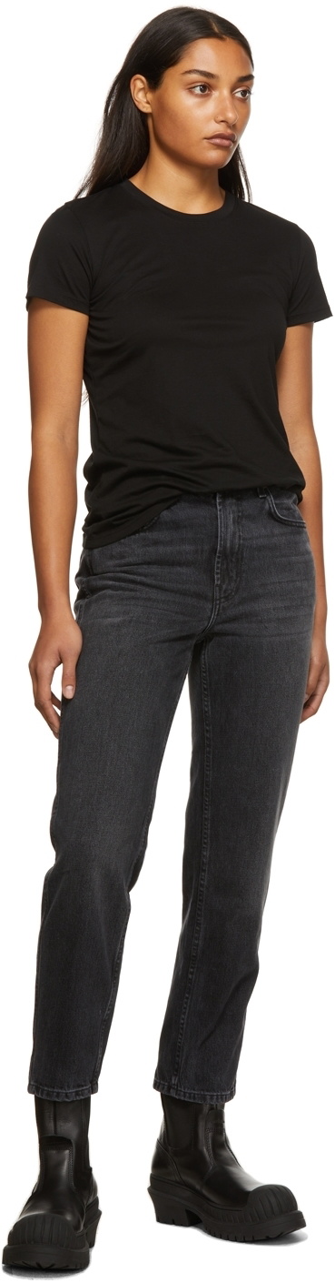 B Sides Black Louis High Slim Jeans