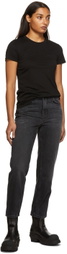 B Sides Black Louis High Slim Jeans