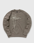 Rick Owens X Champion Pullover Sweat Grey - Mens - Sweatshirts