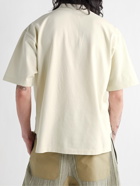 AURALEE - Oversized Cotton-Piqué Polo Shirt - Neutrals