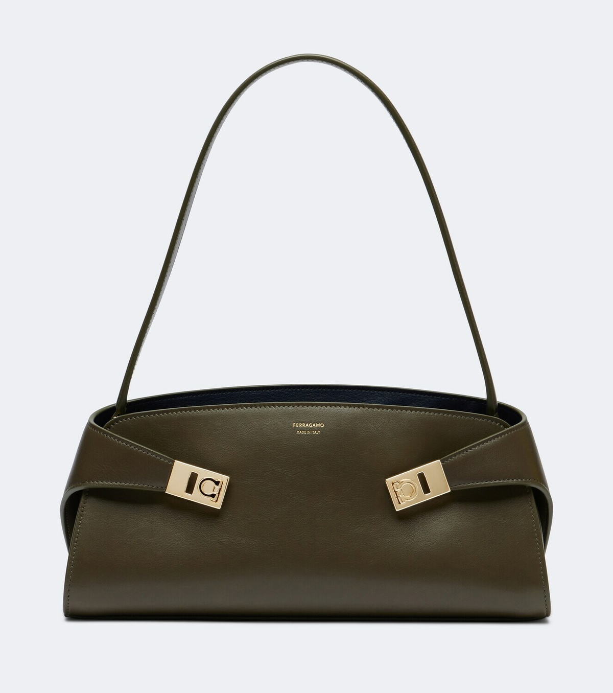 Ferragamo Hug East-West Small leather shoulder bag