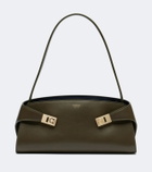 Ferragamo Hug East-West Small leather shoulder bag