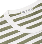 Alex Mill - Slim-Fit Striped Slub Cotton-Jersey T-Shirt - Army green