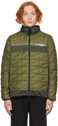 adidas Originals Green Insulated Terrex Hybrid Jacket