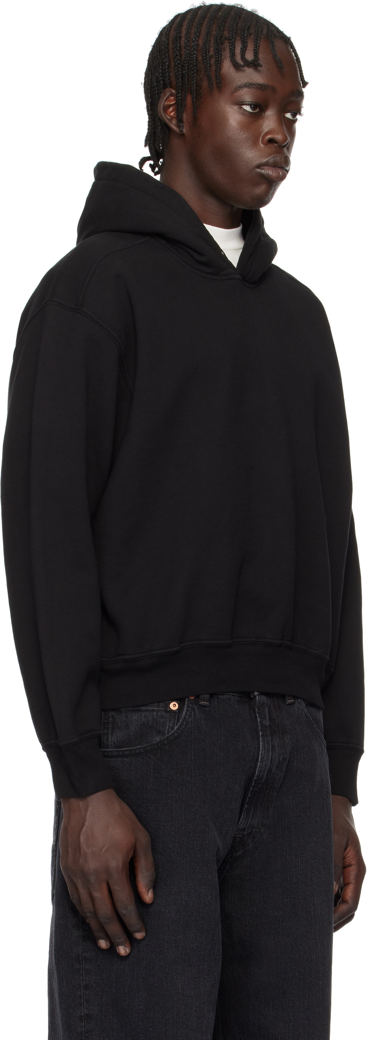 Lady White Co. Black Mini Hoodie