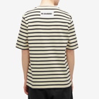 Jil Sander+ Men's Jil Sander Plus Stripe Knit T-Shirt in Bluejay