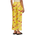 Loewe Yellow Paulas Ibiza Edition Bird Pyjama Trousers