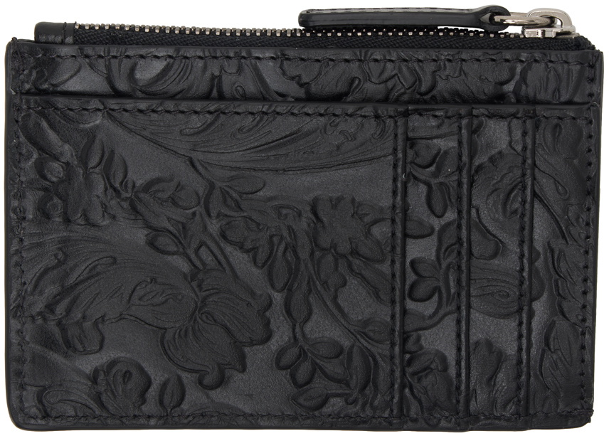 【関税&送料込】Versace Zippered Card Holder Medusa '95 Quilted Zip Card Holder | VERSACE US