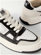 AMI PARIS - Ami Arcade Suede-Trimmed Leather Sneakers - White