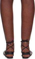 HEREU Black Calma Sandals