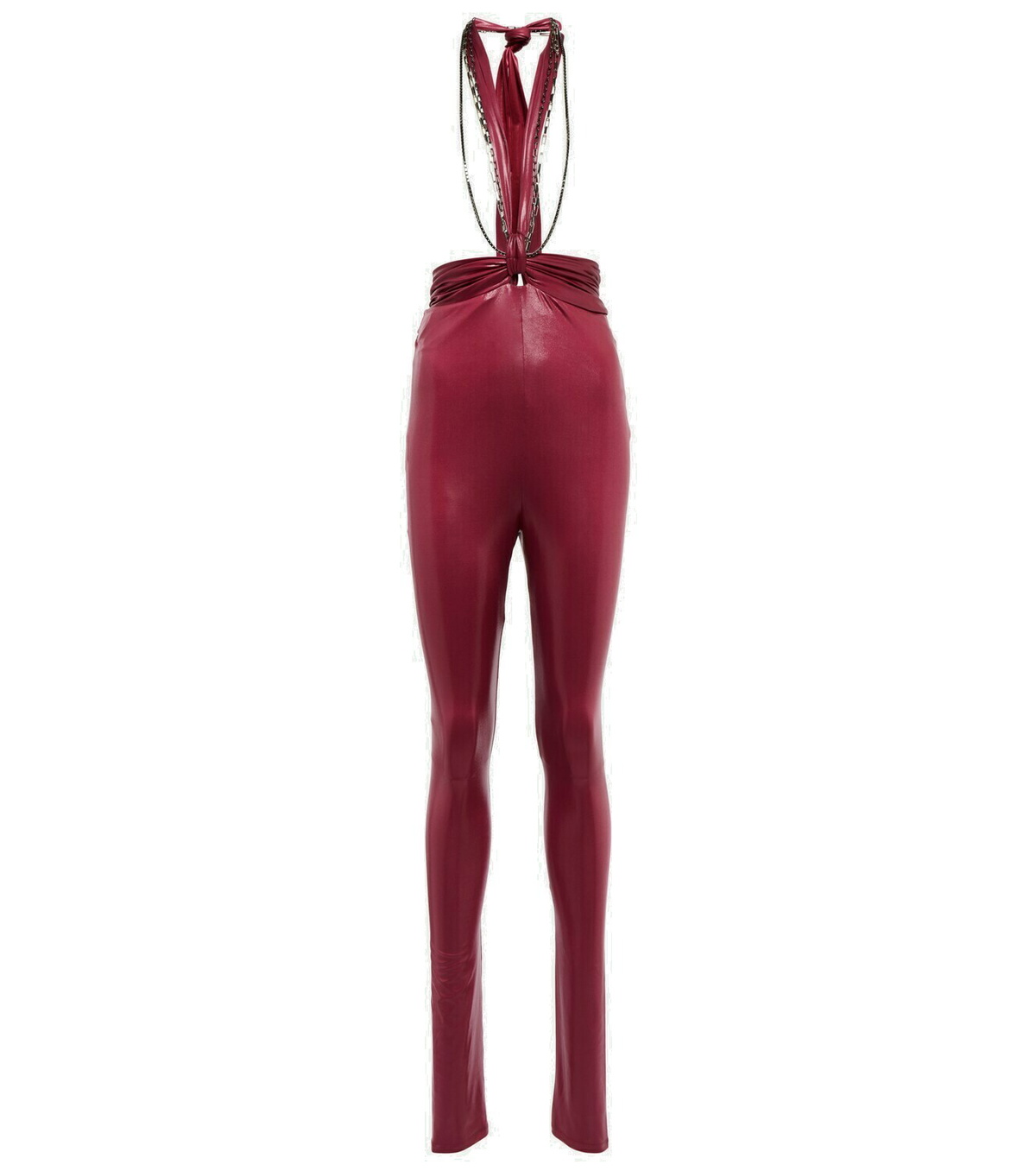 【The Attico】 Jamie high-rise stirrupレギンス Jamie high-rise stirrup leggings in purple - The Attico