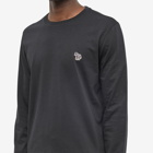 Paul Smith Men's Long Sleeve Zebra Logo T-Shirt in Black