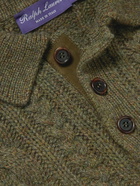 Ralph Lauren Purple label - Slim-Fit Cable-Knit Cashmere Sweater - Green