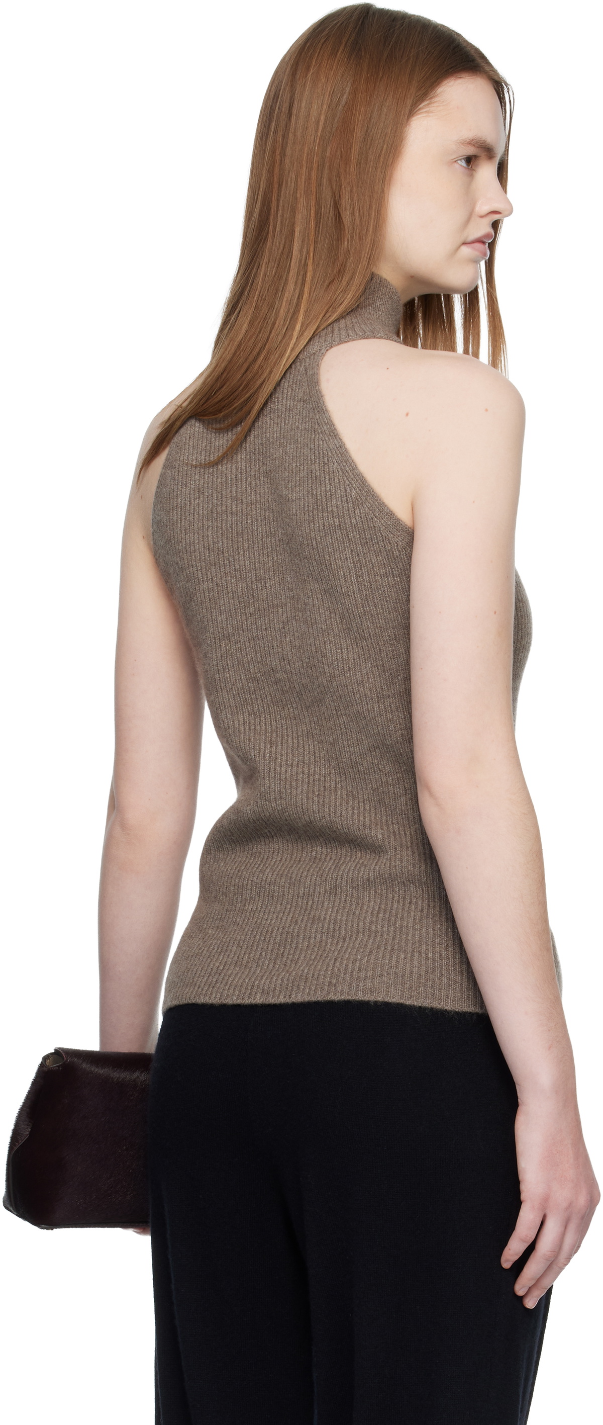 LISA YANG Taupe 'The Freya' Top