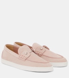Christian Louboutin Chambeliboat suede loafers