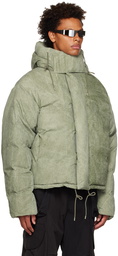 Entire Studios Green SOA Down Jacket