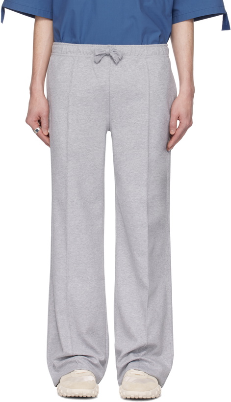 Photo: JW Anderson Gray Pintuck Sweatpants