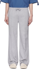 JW Anderson Gray Pintuck Sweatpants