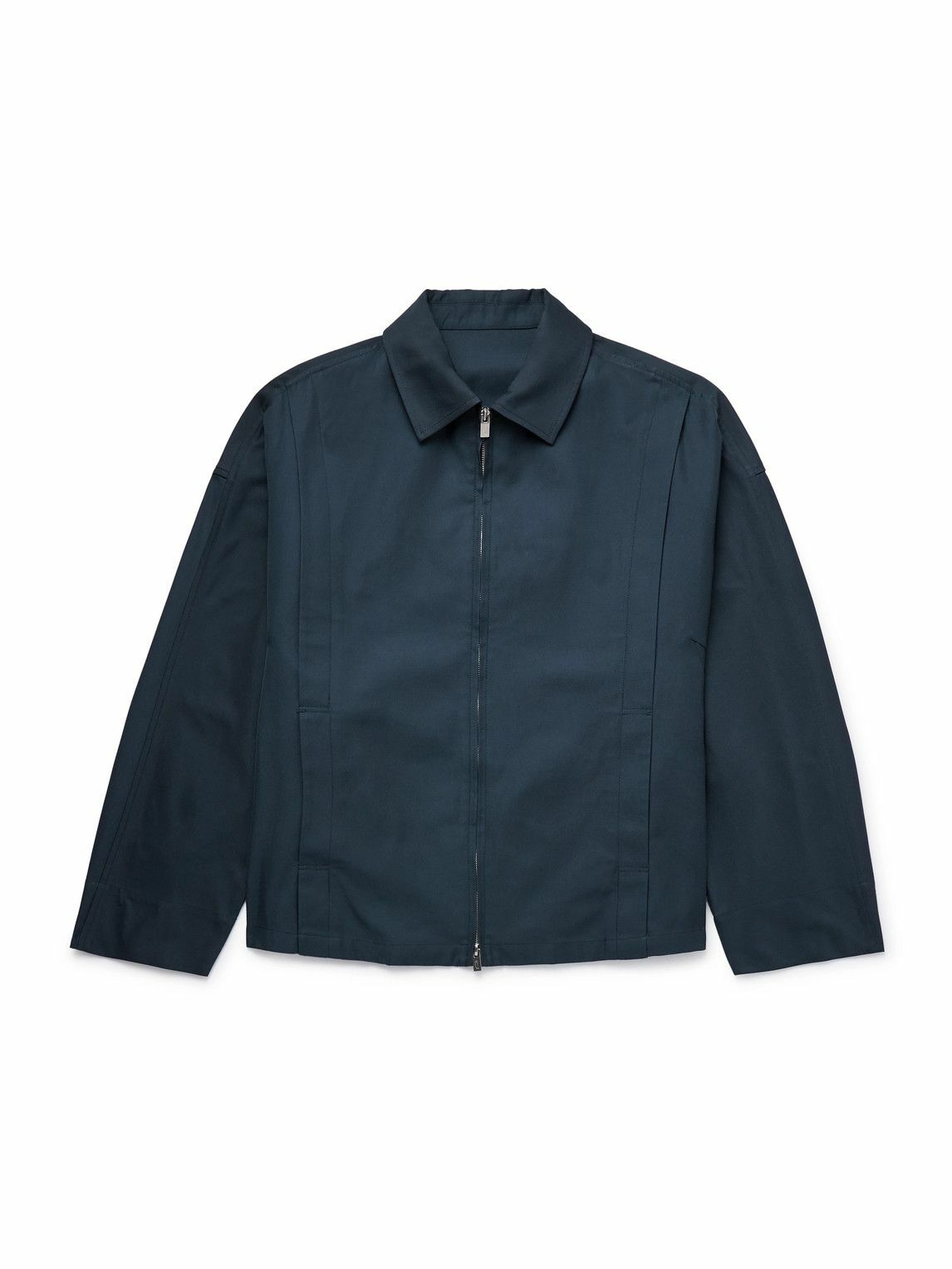 LE 17 SEPTEMBRE - Panelled Cotton-Blend Twill Jacket - Blue