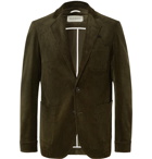 Oliver Spencer - Green Unstructured Cotton-Blend Corduroy Blazer - Green