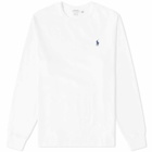 Polo Ralph Lauren Men's Heavyweight Long Sleeve T-Shirt in White