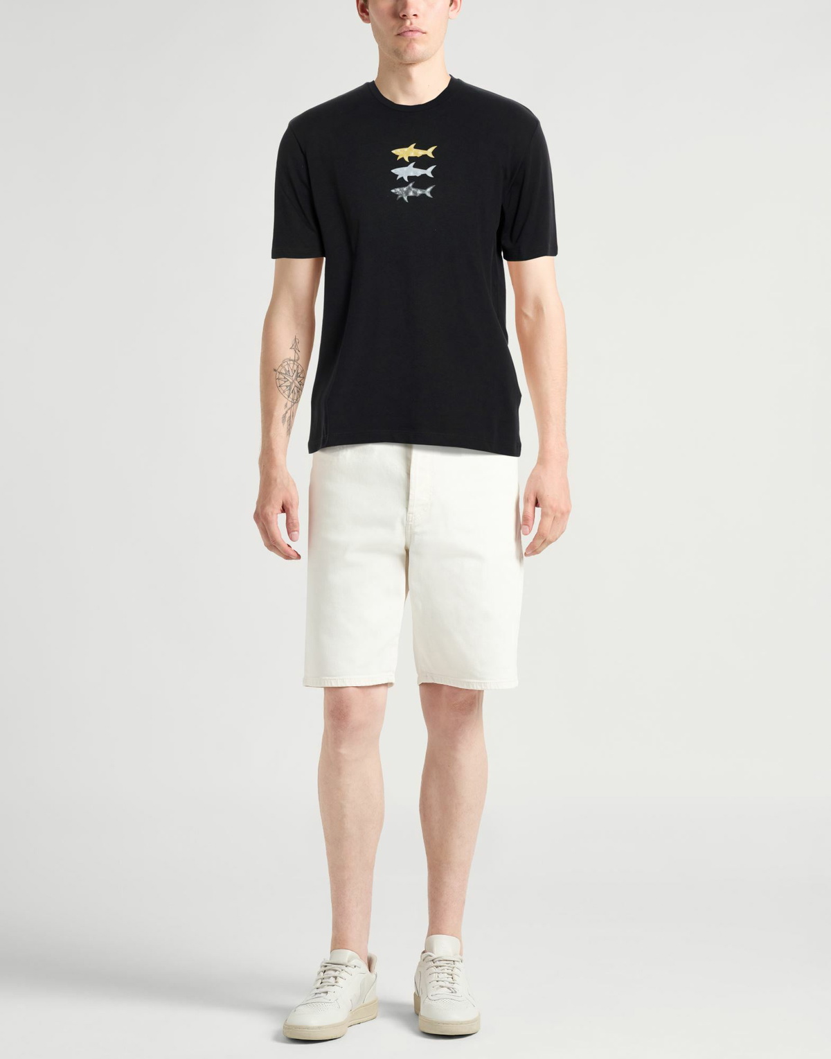 Paul & Shark Mens T-shirt in Black