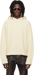 424 Beige Dropped Shoulder Hoodie