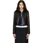 KHAITE Black Cordelia Leather Jacket
