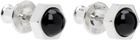 Numbering Silver & Black #7122 Earrings