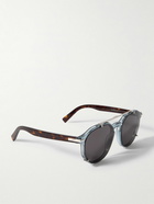 Dior Eyewear - DiorBlackSuit RI Round-Frame Acetate and Silver-Tone Sunglasses