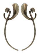 Khaite Cyclone Antique Palladium-plated Drop Earrings - Silver - One Size