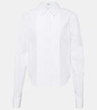Loewe Pleated cotton blouse