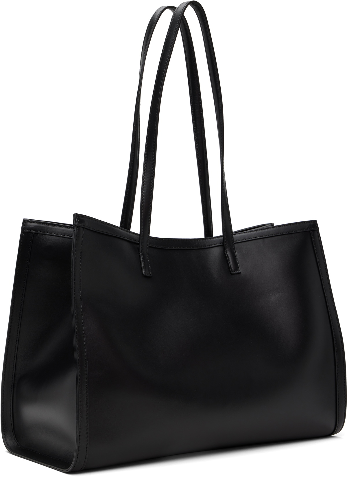 Loulou de Saison Black Anyla Leather Tote