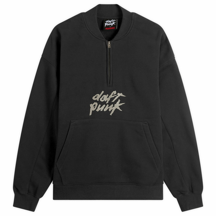 Photo: Pleasures Men's Primetime Quarter Zip in Black