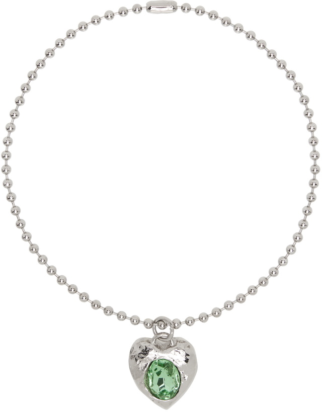 Photo: Mondo Mondo Silver & Green Pacha Necklace